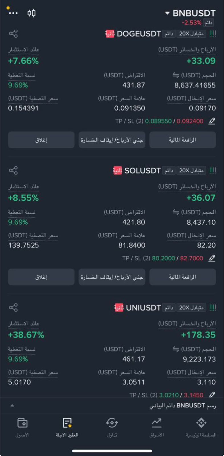 إثبات نتائج البوت